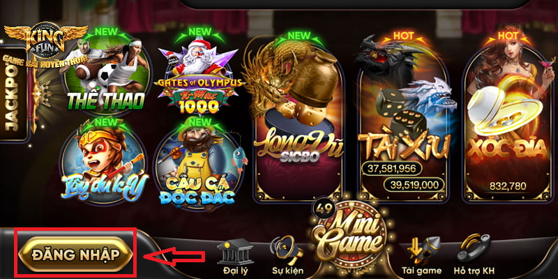 Lưu ý quan trọng ở khâu đăng nhập Kingfun Lưu ý quan trọng ở khâu đăng nhập Kingfun
